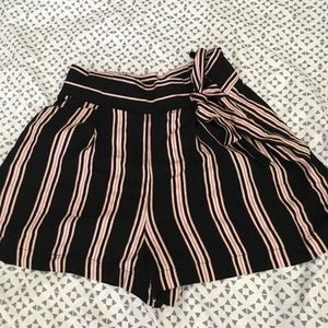 High waisted flowy shorts